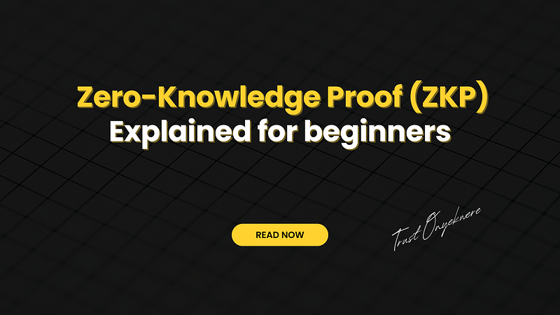 Zero-Knowledge Proof (ZKP) Explained for Beginners